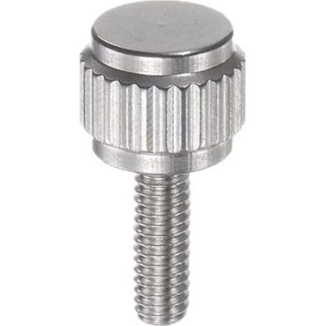 M2,5 x 4, 10 vis moletées à tête plate, vis de verrouillage pour pied à coulisse