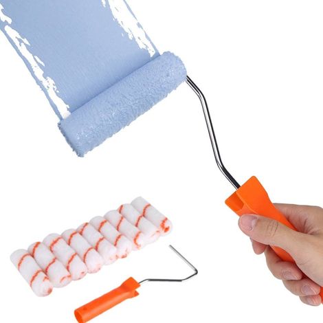 10Pcs Mini Rouleau Peinture, Petit Rouleau Peinture Murale en Mousse pour la décoration murale plafond maison (1/5)