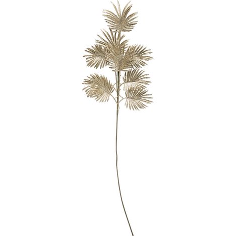 Branche décorative spéciale fêtes Champagne pailleté H 75 cm - Feeric Christmas (1/2)