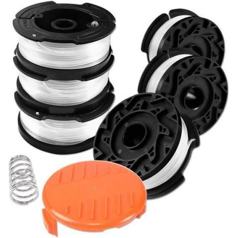 Trimmerfaden-Spule für Black & Decker Trimmer, 6 Spulen Freischneiderfaden (1/5)