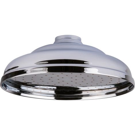 Nicoll – Pomme de douche 120 mm – Laiton chromé – Filetage Gaz 1/2' – Assemblage à visser – Débit 13.2 L/min