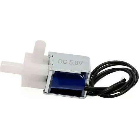 Micro-électrovanne normalement fermée CC 5V 6V, vanne de commande électrique pour eau, vanne d'échappement, petit solénoïde bidirectionnel (1/5)