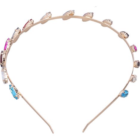 Bandeau en strass, souple, brillant, élégant et pratique. Accessoire de cheveux raffiné et stylé. (1/5)