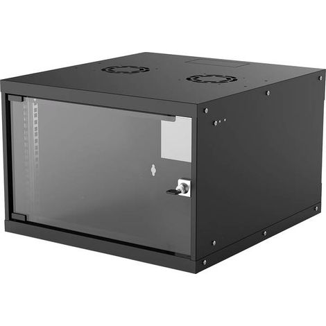Intellinet 6U armadio murale nero in acciaio zincato