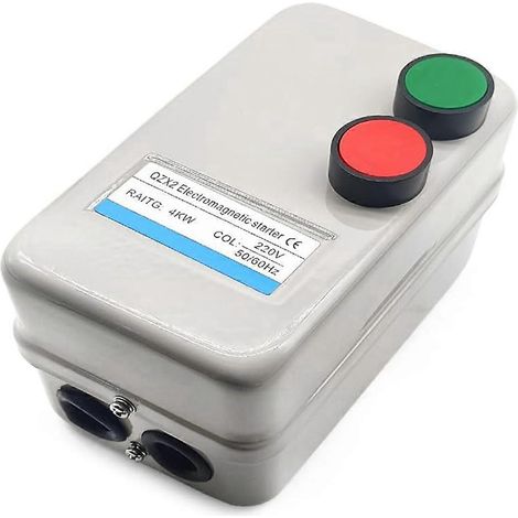 Moteur à interrupteur magnétique 220 V 4 kW 5,5 CV triphasé ou monophasé (1/5)