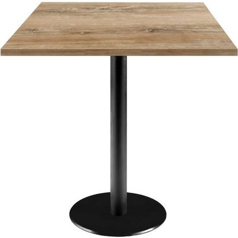 Table 70 x 70 cm - modèle Rome chêne slovène
