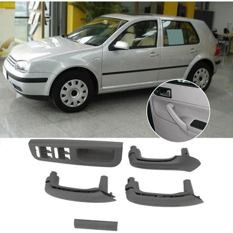 Fensterheberbedienfeld und Türgriff innen für VW Golf MK4 1999-2004, Grau