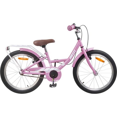 Teenpull – Kinderfahrrad 18 Zoll für 5-7 Jahre alt Hellrosa (1/5)
