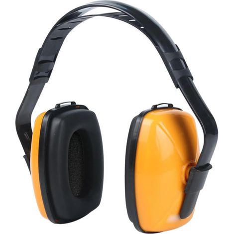 Casque Antibruit Bébé Jaune Confortable Ajustable en Abs Protection Auditive pour Tout-petits Sommeil Sieste Bruit pour Garçon et Filles (1/5)