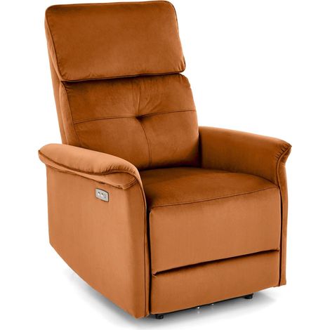 Sillón reclinable Houston 1543, Canela, 82x80x90cm, Tapiz (1/5)