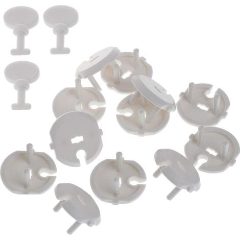 APEX Ensemble de 12 pièces comprenant un cache-prise et un porte-clés (norme française), taille bébé/enfant, ensemble de 3 pièces, porte-clés en ABS (1/5)