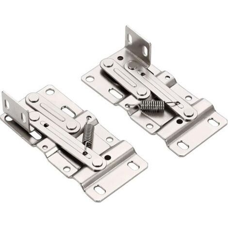 1 Pair Tilt Top Hinges, Standard Sink Hinges for Steel Sink Front Drawer (1/5)