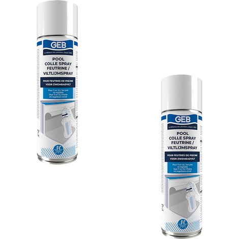 Lot de 2 Sprays colle feutrine POOL - GEB (1/2)