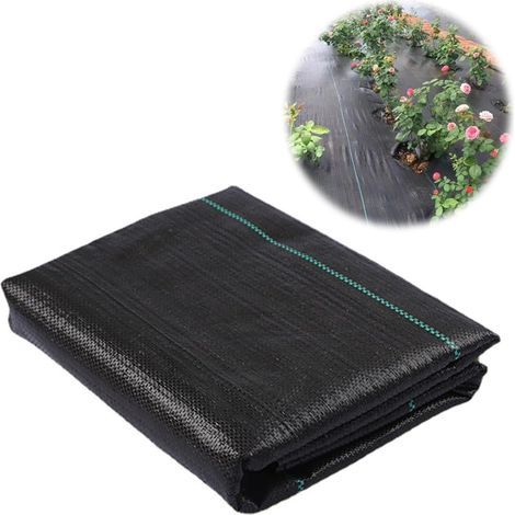 Toile anti-mauvaises herbes, toile anti-mauvaises herbes pour allées de jardin et aménagement paysager, 70 g/m², 3 x 5 m (1/5)