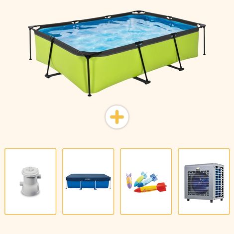 Exit-toys Piscine Exit Rectangulaire - 300x200x65 cm - 5-pièces  S338 (1/5)