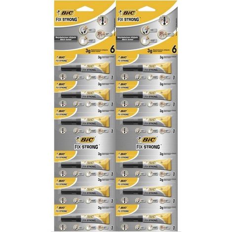 Pegamento fuerte Fix (12 unidades) BIC