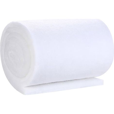 Ouate filtrante aquarium 1 m x 12 cm - Éponge/coton biochimique réutilisable (1/5)