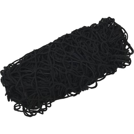 Filet pour remorque avec corde élastique noir 2,5x1,5 m PP CFW38554 (1/5)