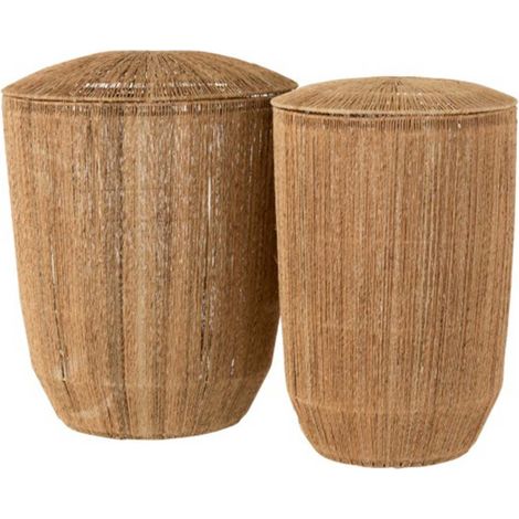 Lot de 2 Paniers en Jute "Dantya" 58cm Naturel (1/3)