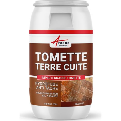 Hydrofuge et imperméabilisant, sol en terre cuite et tomette, anti taches - 200 L - ARCANE INDUSTRIES