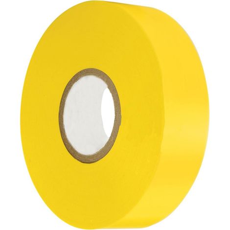 Dapetz ® Yellow Electrical Tape, 18mm x 33m, Strong Self-Adhesive PVC Insulation Tape for Insulating, Repairing and Protecting Electrical Wires, 1 Roll (1/5)