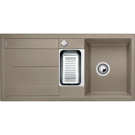 Blanco Metra 6 - Silgranitspüle, 100x50 cm, mit Ablaufsystembedieung, Tartufo 517354