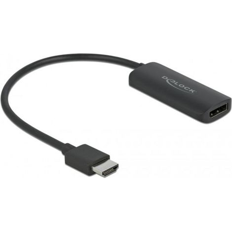 Delock 63206 HDMI / USB-Micro-B / DisplayPort Adaptateur [1x HDMI mâle - 1x DisplayPort femelle, Mic