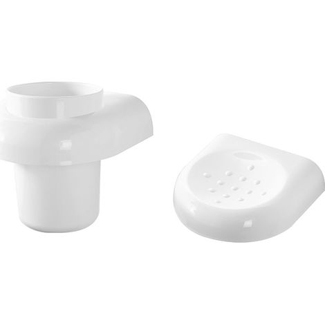 Set accessori a muro portaspazzolini e portasapone in ABS Gioia (1/4)
