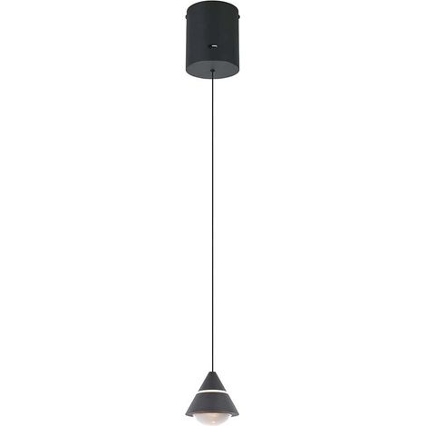 Pendelleuchte Hängeleuchte Deckenleuchte schwarz Farbtemperaturwahl H 200 cm