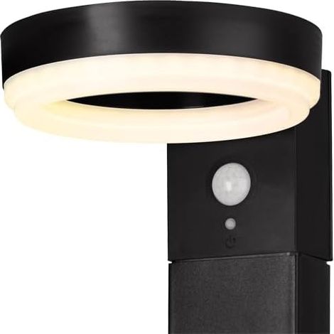 Antheia Applique murale solaire d'extérieur élégante (anthracite) 300 lm avec détecteur de mouvement LED IP54 (1/5)