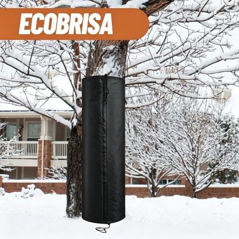 Housse isotherme en aluminium pour racines d'arbres et palmiers, protection d'hivernage contre le gel et le froid, Composition : 20100, Couleur : noir (1/5)