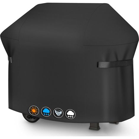 1 Housse de barbecue 121 cm Imperméable Oxford 600D Protection UV Pour Weber Spirit Série 200
