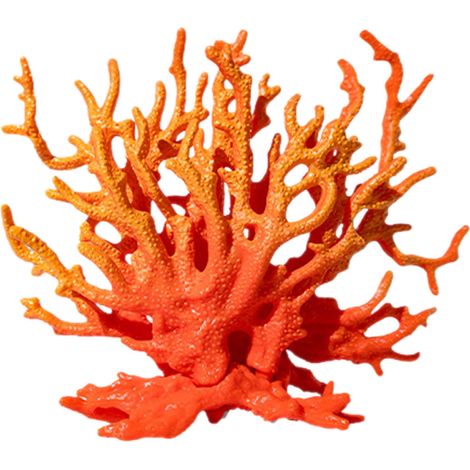 Coral Ornament - Realistic Aquarium Decoration - Fish Tank Decor - Artificial Coral for Aquascaping - 1 Piece (1/3)
