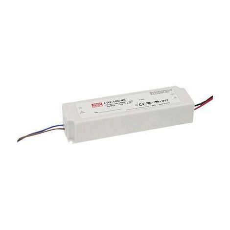 Transformador LED Mean Well LPV-100-24 100W 24V impermeable