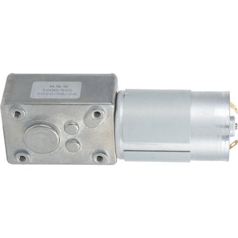 Motoréducteur à vis sans fin pour turbine, CC, couple élevé, commande basse vitesse, compact, 2 voies, 12 V CC, XD40WB-555YSF, 10 tr/min (1/5)