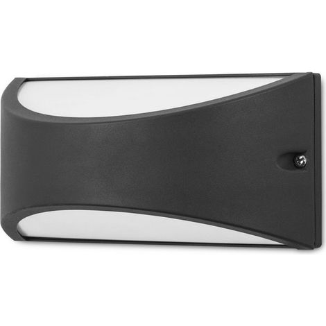 Forlight Kapa - Wandleuchte mit Neutralweiß 4000K. Gehäuse aus Aluminium. Innenbereich IP55. Farbe Grau