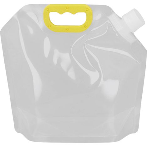 Sachet de conservation alimentaire transparent étanche à l'humidité pour grains, avec entonnoir pliable, pack de 3 sacs de 1,5 kg, cuisine portable, rangement scellé (1/5)