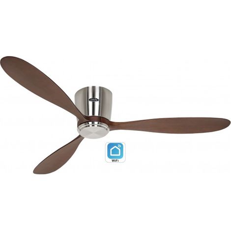 Ventilateur de plafond avec WiFi CasaFan 313288W ECO PLANO WOOD BN-NB