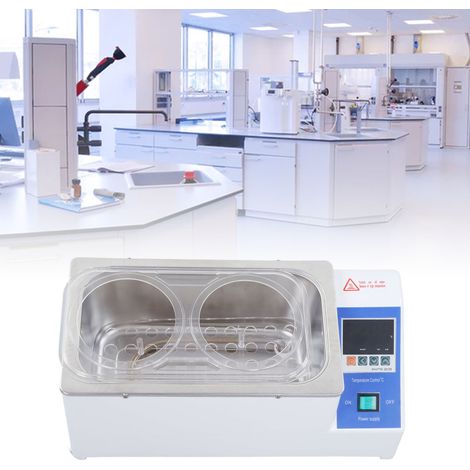 Bain-marie thermostatique à affichage numérique ZPC-2, cuve intérieure en acier inoxydable 304, monobloc moulé, petit réservoir à 2 trous pour laboratoire, norme européenne 220 V (1/5)