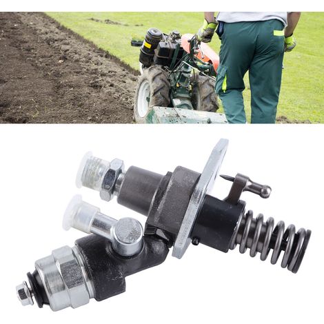 Pièces de générateur à moteur diesel refroidi par air pour mini-motoculteurs : pompe d'injection de carburant 186FA avec électrovanne, injecteur de carburant et injecteur de carburant. (1/5)