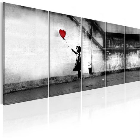 Quadro - Banksy: Runaway Balloon - 225x90 (1/4)