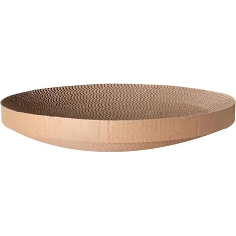 Griffoirs pour Chats, Carton à Griffer Double Face 2 en 1 pour Chats - Griffoir Rond pour Chatons et Chats Adultes (L : 404010cm, de Rechange) (1/5)