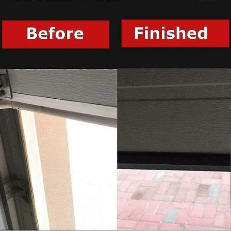 Joint d'étanchéité en caoutchouc, ruban d'étanchéité pour porte de garage, joint de bas de porte multi-usage, joint d'étanchéité circonférentiel complet (1/3)