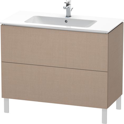 Duravit L-Cube mueble bajo lavabo, vertical, 2 extraíbles,