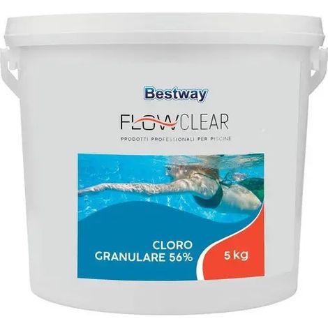Cloro granulare 56% 5 kg para piscinas