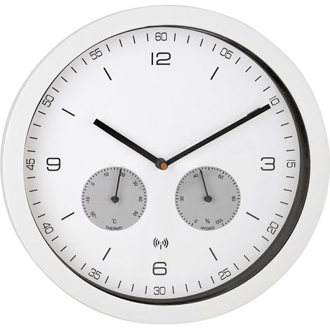 Mebus 52826 weiß Funk-Wanduhr (1/2)