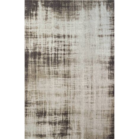 Tapis intérieur extérieur noir jacquard antidérapant - 240 x 340 cm (1/5)