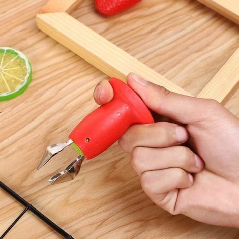 Éplucheur À Fraises - Acier Inoxydable - Pour Fraises Et Tomates - 1 Pièce (1/5)