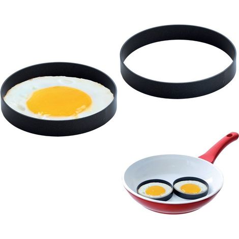 Molde metálico para huevos, 2 unidades.