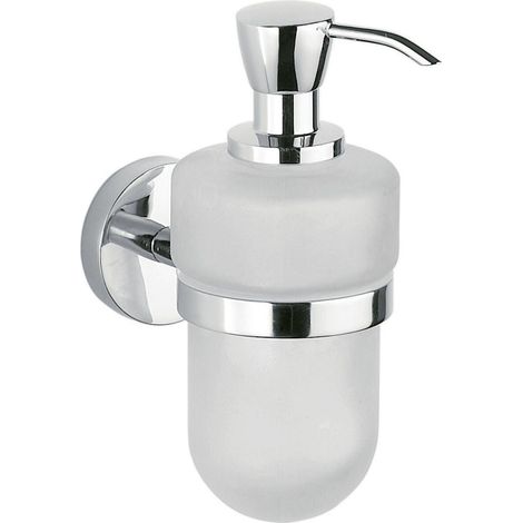 Inda - Wandseifenspender Forum Chrom glänzend/Satinglas 250 ml